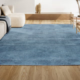 Marlo Modern Minimalist Pinstripe High-low Area Rug