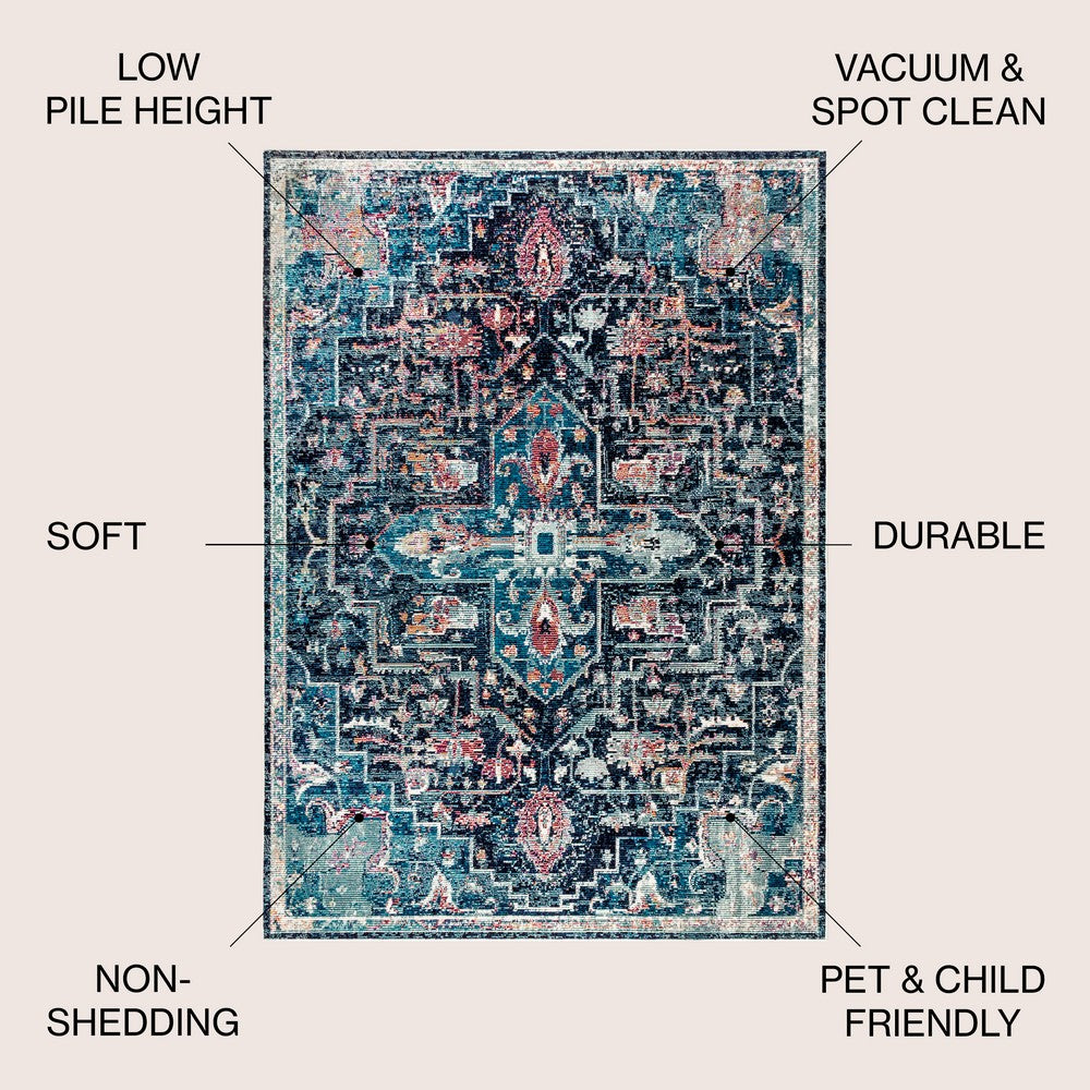 Fogo Zafra Vintage Medallion Area Rug