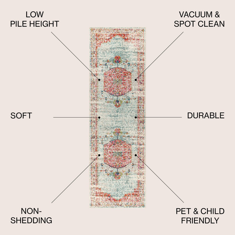 Haida Andalus Vintage Medallion Area Rug
