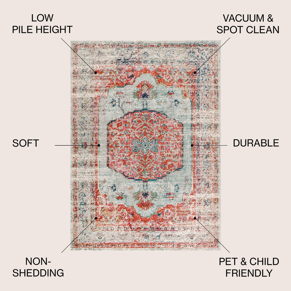 Haida Andalus Vintage Medallion Area Rug