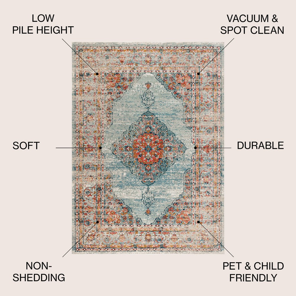 Melville Cadiz Vintage Medallion Area Rug