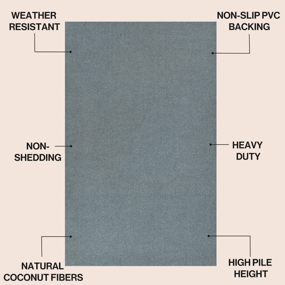 Priscilla Classic Casual Commerical Natural Coir Doormat