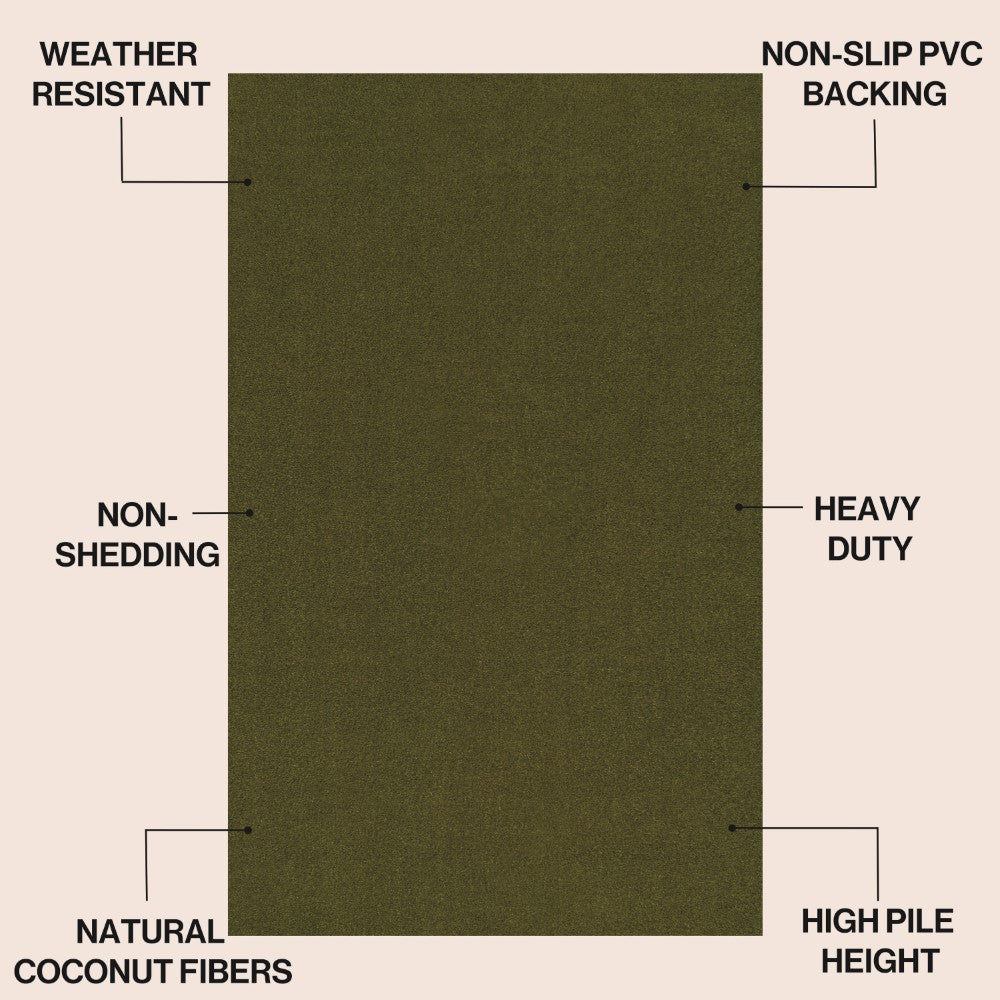 Priscilla Classic Casual Commerical Natural Coir Doormat