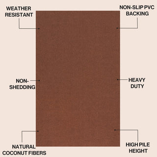 Priscilla Classic Casual Commerical Natural Coir Doormat