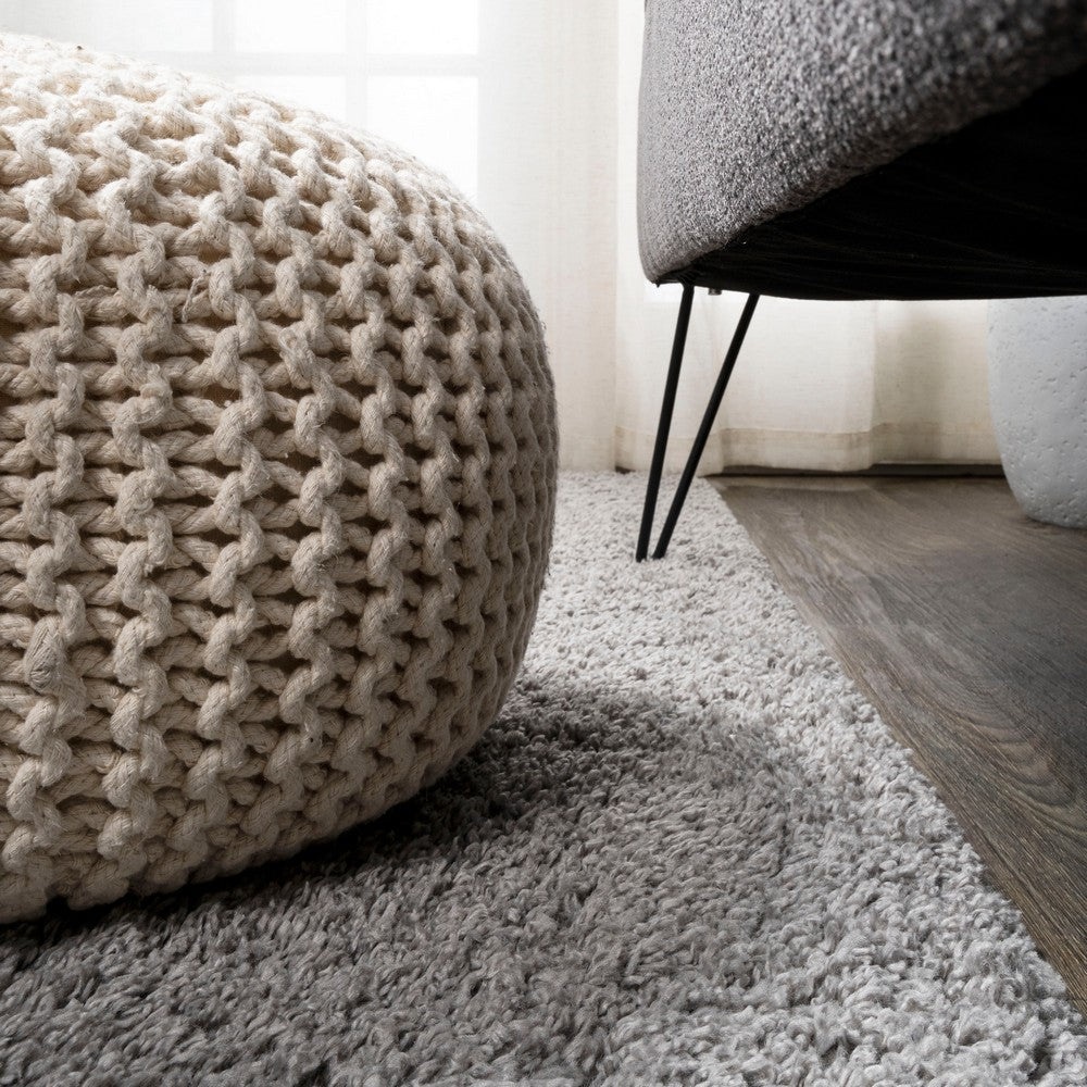 Dunedin Groovy Solid Shag Area Rug