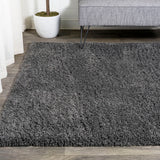 Dunedin Groovy Solid Shag Area Rug