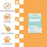 Unscented Premium Clumping Bentonite Clay Cat Litter w/Activated Charcoal