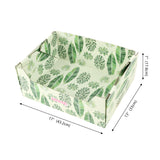 Pawsie 17" Modern Waterproof Disposable Cardboard Cat Litter Box with Scoop