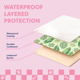 Pawsie 17" Modern Waterproof Disposable Cardboard Cat Litter Box with Scoop