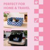 Pawsie 17" Modern Waterproof Disposable Cardboard Cat Litter Box with Scoop