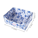 Pawsie 17" Modern Waterproof Disposable Cardboard Cat Litter Box with Scoop