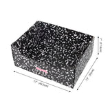 Pawsie 17" Modern Waterproof Disposable Cardboard Cat Litter Box with Scoop