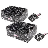 Pawsie 17" Modern Waterproof Disposable Cardboard Cat Litter Box with Scoop