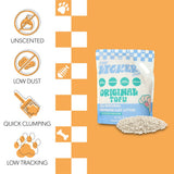 Choco Absorbent Fast Clumping, Flushable, Natural Ingredient, Odor Control, Low Dust and Low Tracking Tofu Cat Litter