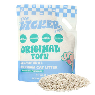 Choco Absorbent Fast Clumping, Flushable, Natural Ingredient, Odor Control, Low Dust and Low Tracking Tofu Cat Litter