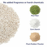 Choco Absorbent Fast Clumping, Flushable, Natural Ingredient, Odor Control, Low Dust and Low Tracking Tofu Cat Litter