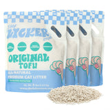Choco Absorbent Fast Clumping, Flushable, Natural Ingredient, Odor Control, Low Dust and Low Tracking Tofu Cat Litter