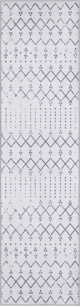 Selvino Moroccan Diamond Trellis Machine-washable Area Rug