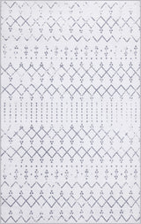 Selvino Moroccan Diamond Trellis Machine-washable Area Rug