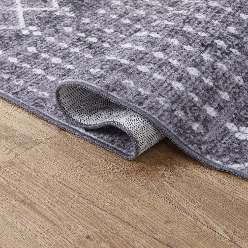 Selvino Moroccan Diamond Trellis Machine-washable Area Rug