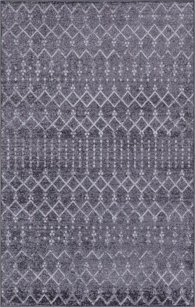 Selvino Moroccan Diamond Trellis Machine-washable Area Rug