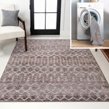 Selvino Moroccan Diamond Trellis Machine-washable Area Rug