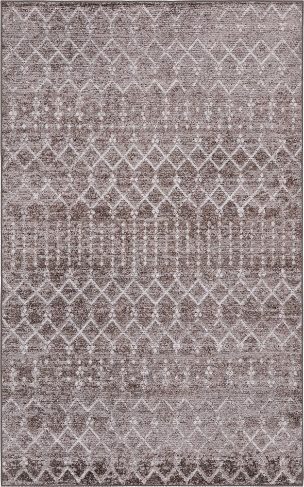 Selvino Moroccan Diamond Trellis Machine-washable Area Rug