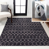 Selvino Moroccan Diamond Trellis Machine-washable Area Rug