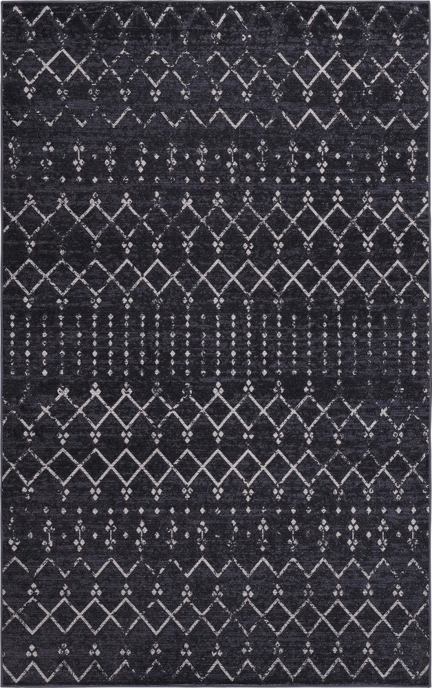 Selvino Moroccan Diamond Trellis Machine-washable Area Rug