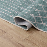Selvino Moroccan Diamond Trellis Machine-washable Area Rug