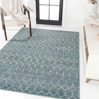 Selvino Moroccan Diamond Trellis Machine-washable Area Rug