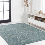 Selvino Moroccan Diamond Trellis Machine-washable Area Rug