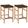 Light Teak/Brown (Set of 2)