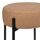Carrie Modern Round Backless Cushioned Bar/Counter Stool