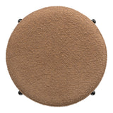 Carrie Modern Round Backless Cushioned Bar/Counter Stool