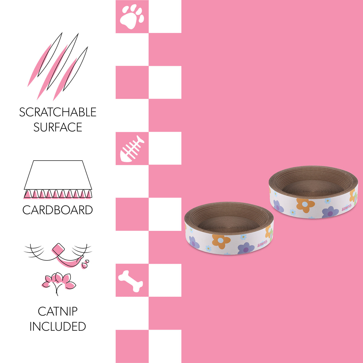 Daisy Cat Scratcher Set 2