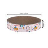 Santu 20.13" Modern Cardboard Round Bowl Cat Scratcher with Catnip