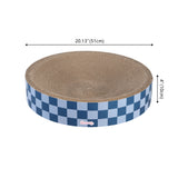 Santu 20.13" Modern Cardboard Round Bowl Cat Scratcher with Catnip