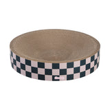 Santu 20.13" Modern Cardboard Round Bowl Cat Scratcher with Catnip