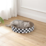 Santu 20.13" Modern Cardboard Round Bowl Cat Scratcher with Catnip