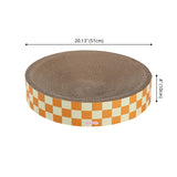 Santu 20.13" Modern Cardboard Round Bowl Cat Scratcher with Catnip