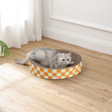 Santu 20.13" Modern Cardboard Round Bowl Cat Scratcher with Catnip