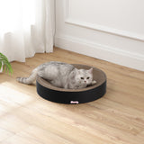 Santu 20.13" Modern Cardboard Round Bowl Cat Scratcher with Catnip