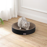 Santu 20.13" Modern Cardboard Round Bowl Cat Scratcher with Catnip