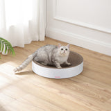 Santu 20.13" Modern Cardboard Round Bowl Cat Scratcher with Catnip