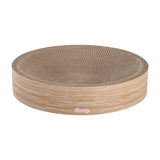 Santu 20.13" Modern Cardboard Round Bowl Cat Scratcher with Catnip