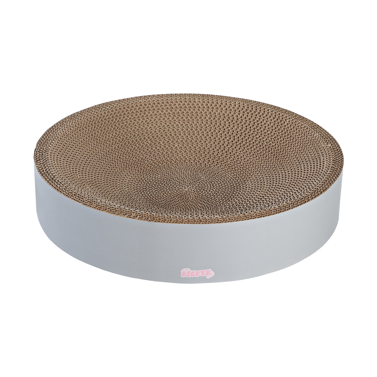 Santu 20.13" Modern Cardboard Round Bowl Cat Scratcher with Catnip