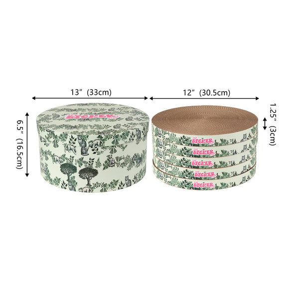 Dimension Image Cat Green (5-Pack)