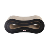 Surbhi 26" Modern Cardboard Infinity 2-in-1 Lounge Bed Cat Scratcher with Catnip