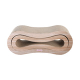 Surbhi 26" Modern Cardboard Infinity 2-in-1 Lounge Bed Cat Scratcher with Catnip